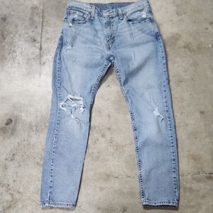 Levi's Men's Slim Jeans in Light Blue